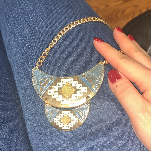 Jewelry - NWOT Bohemian-Aztec style necklace